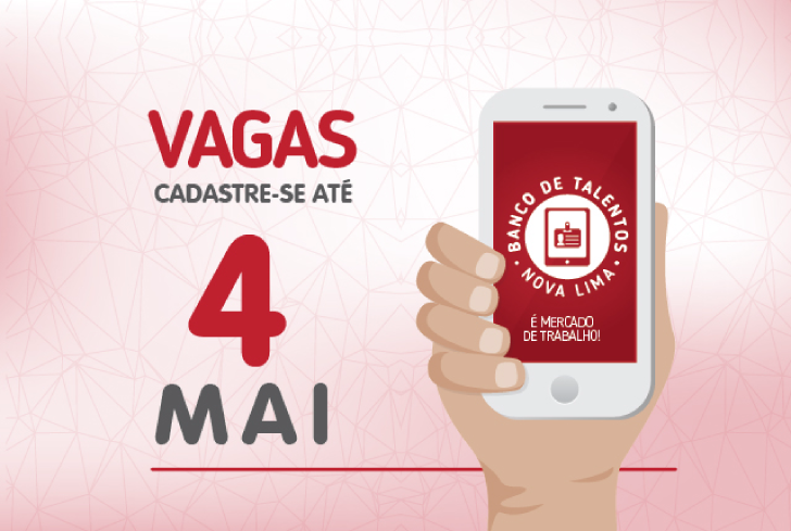Confira as oportunidades do mês de Abril