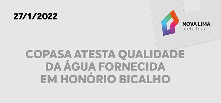 Veja nota e orientações da Copasa