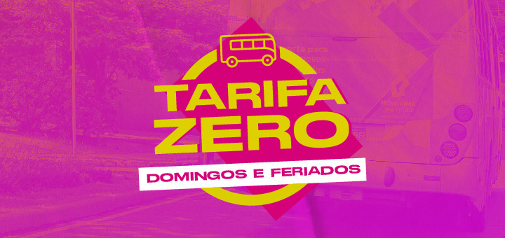 Tarifa Zero passa a valer no dia 30 de abril