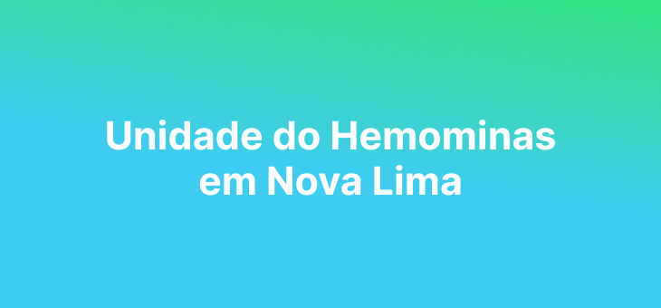 Iniciativa foi divulgada no Dia Mundial do Doador de Sangue