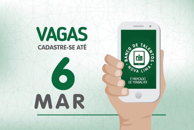 Cadastre seu currículo no Banco de Talentos