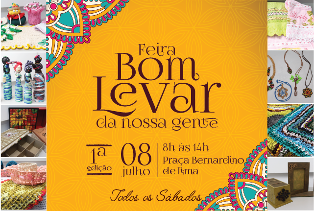 Projeto terá início a partir do sábado (08/07), na Praça Bernardino de Lima