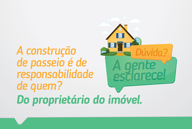 Construção de passeios 
